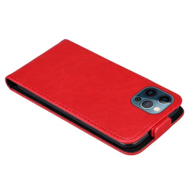 iPhone 12 PRO MAX deksel flip cover (rød)