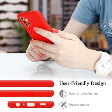 Samsung Galaxy A32 4G silikondeksel case (rød)