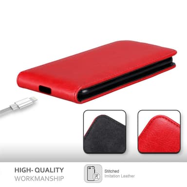 iPhone 12 PRO MAX deksel flip cover (rød)