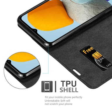 Samsung Galaxy M23 5G lommebokdeksel case (svart)