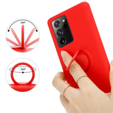 Deksel Samsung Galaxy NOTE 20 ULTRA Ring Case (rød)