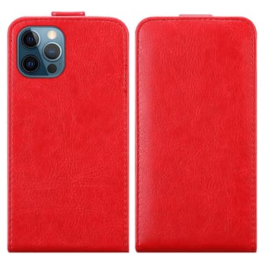 iPhone 12 PRO MAX deksel flip cover (rød)