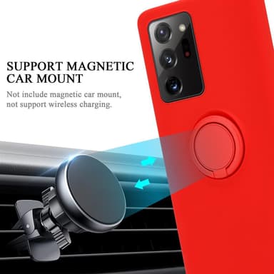 Deksel Samsung Galaxy NOTE 20 ULTRA Ring Case (rød)