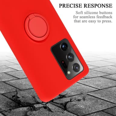 Deksel Samsung Galaxy NOTE 20 ULTRA Ring Case (rød)
