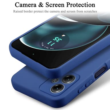 Motorola Moto G14 silikondeksel case (Blå)