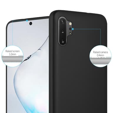 Deksel Samsung Galaxy NOTE 10 PLUS Case Cover (svart)