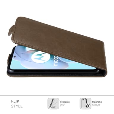 Motorola MOTO G31 / G41 deksel flip cover (brun)