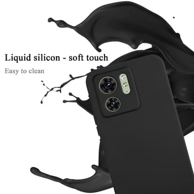 Motorola Edge 40 silikondeksel case (Svart)