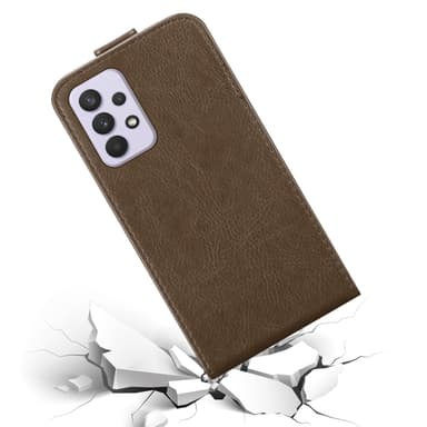 Samsung Galaxy A33 5G deksel flip cover (brun)
