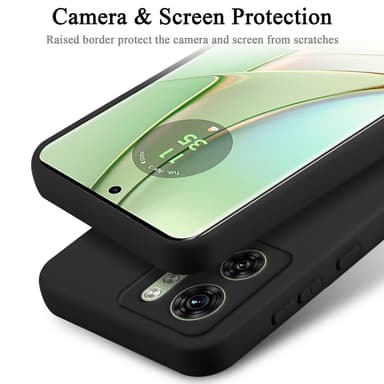 Motorola Edge 40 silikondeksel case (Svart)