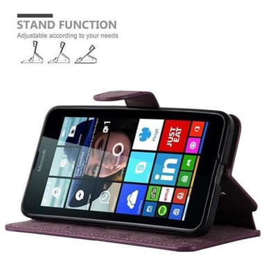 Nokia Lumia 640 lommebokdeksel etui (rød)
