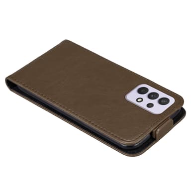 Samsung Galaxy A33 5G deksel flip cover (brun)