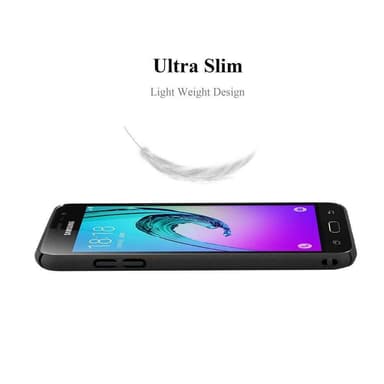 Samsung Galaxy J3 2017 Hardt Deksel Cover (svart)