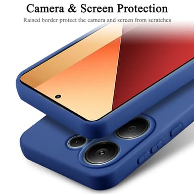 Redmi Note 13 pro 4G silikondeksel case (Blå)