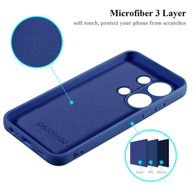 Redmi Note 13 pro 4G silikondeksel case (Blå)