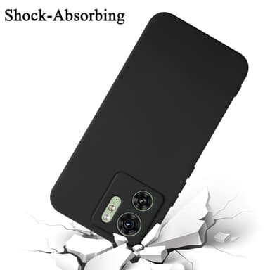 Motorola Edge 40 silikondeksel case (Svart)