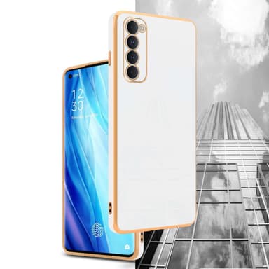 Oppo Reno4 PRO silikondeksel case (Hvit)