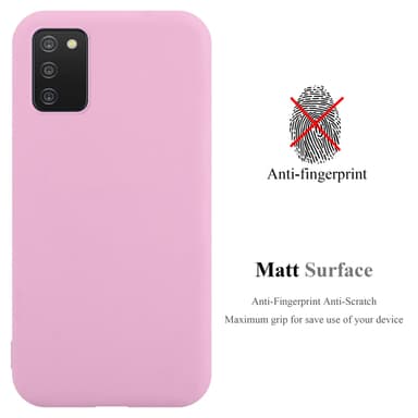 Deksel Samsung Galaxy A03s Silikon cover (rosa)