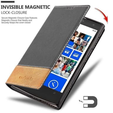 Nokia Lumia 1020 Deksel Case Cover (svart)