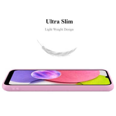 Deksel Samsung Galaxy A03s Silikon cover (rosa)