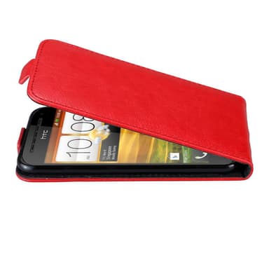 HTC ONE SV Deksel Flip Case (rød)