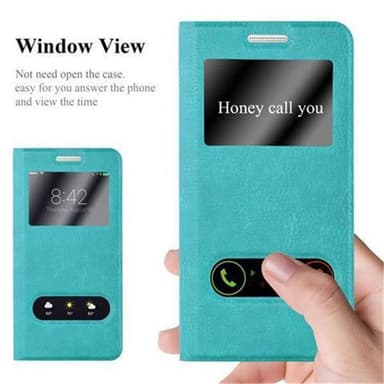 Samsung Galaxy A3 2015 lommebokdeksel cover (turkis)