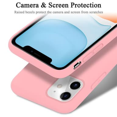 iPhone 11 silikondeksel case (rosa)