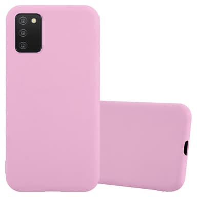 Deksel Samsung Galaxy A03s Silikon cover (rosa)