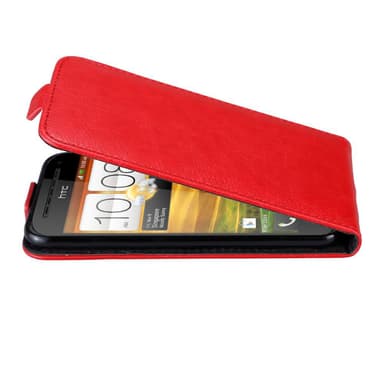 HTC ONE SV Deksel Flip Case (rød)