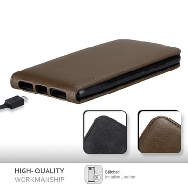 Xiaomi RedMi NOTE 4 deksel flip cover (brun)