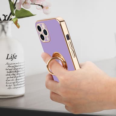 iPhone 11 PRO silikondeksel case (lilla)