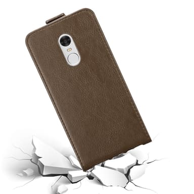 Xiaomi RedMi NOTE 4 deksel flip cover (brun)