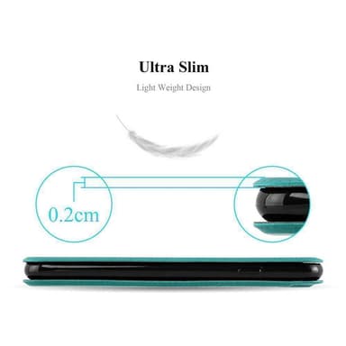 Huawei MATE 8 lommebokdeksel cover (turkis)