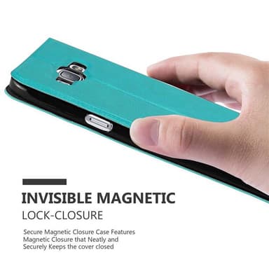 Samsung Galaxy A8 2015 lommebokdeksel cover (turkis)