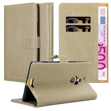 Nokia Lumia 1520 lommebokdeksel etui (brun)