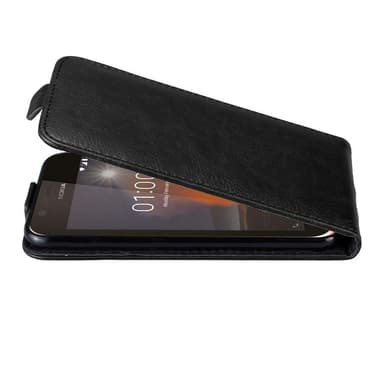 Nokia 1 2018 deksel flip cover (svart)
