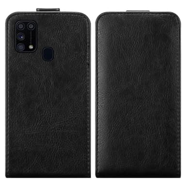 Samsung Galaxy M31 deksel flip cover (svart)