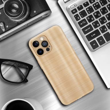 iPhone 12 PRO Silikondeksel Beskyttelse (gold)