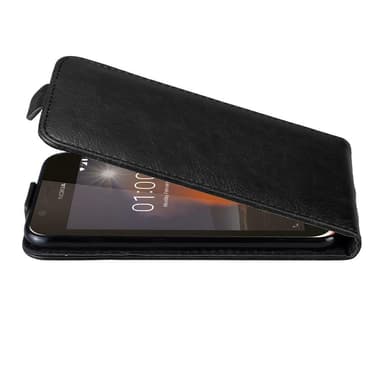 Nokia 1 2018 deksel flip cover (svart)