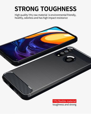 Deksel Samsung Galaxy A20s ultra slim (svart)