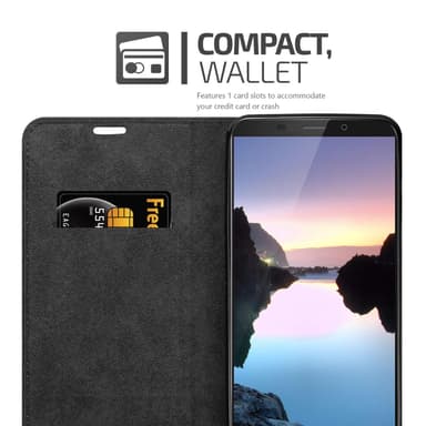 Cubot J7 lommebokdeksel case (brun)