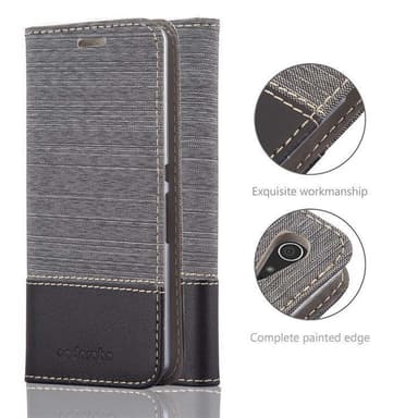 Sony Xperia E3 lommebokdeksel etui (grå)