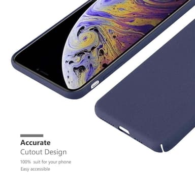 iPhone XS MAX Hardt Deksel Cover (blå)