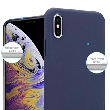 iPhone XS MAX Hardt Deksel Cover (blå)