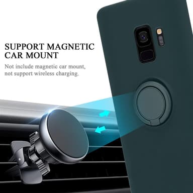 Deksel Samsung Galaxy S9 Ring Case (grønn)