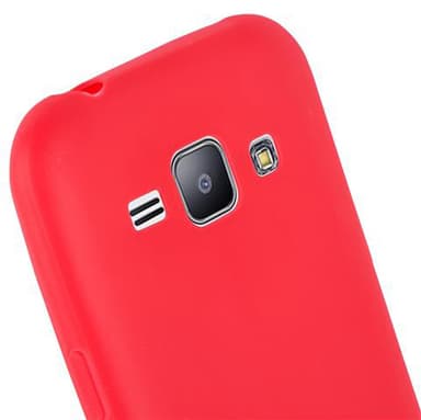 Deksel Samsung Galaxy J1 2015 Silikon cover (rød)