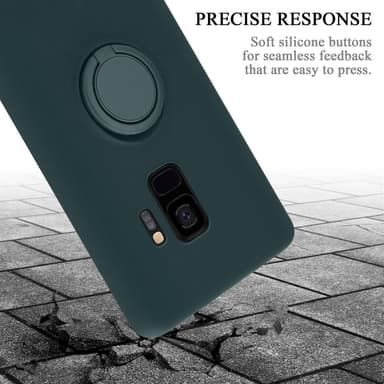 Deksel Samsung Galaxy S9 Ring Case (grønn)