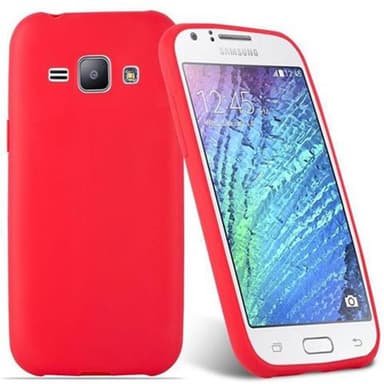 Deksel Samsung Galaxy J1 2015 Silikon cover (rød)