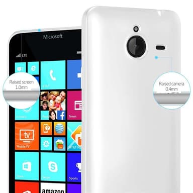 Deksel Nokia Lumia 640 XL Case Cover (sølv)
