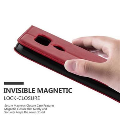 LG G6 lommebokdeksel case (rød)